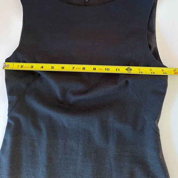 Theory Black and Gray Midi Dress - Picture 12 of 14